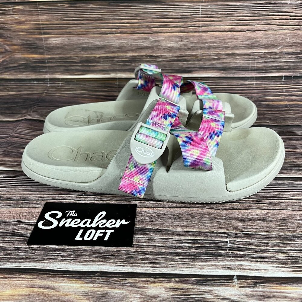 Chaco Chillos Slide Women's Tye Dye Casual Slip On‎ Sandals